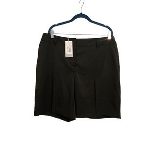 NWT Annika Cutter & Buck Black Shorts Size 14